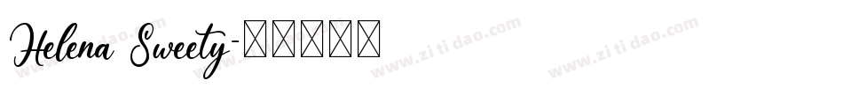 Helena Sweety字体转换